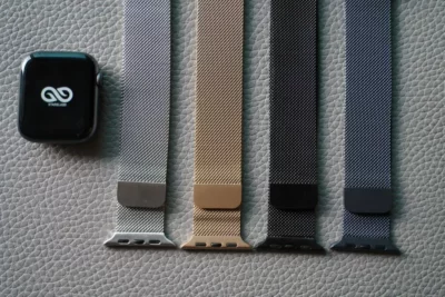 Magnetic Metal loop strap for Apple Watch 44MM 45MM 46MM Series 4 5 6 7 8 9 10 SE SE 2 Gen