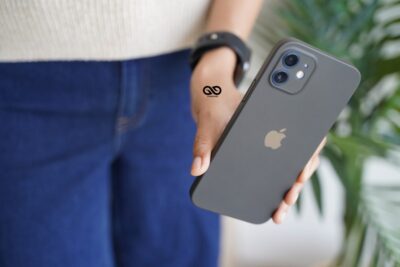 Gradient Black Ultra Thin Slim Case for iPhone 12