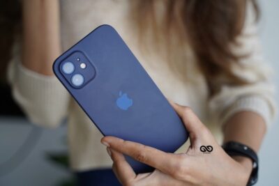 Sapphire Blue Ultra Thin Case for iPhone 12