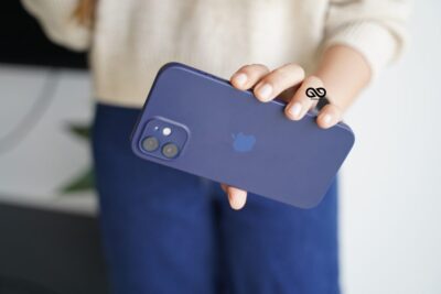 Sapphire Blue Ultra Thin Case for iPhone 12