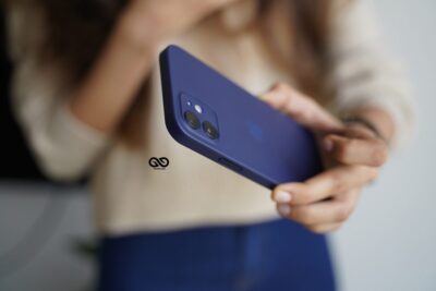 Sapphire Blue Ultra Thin Case for iPhone 12