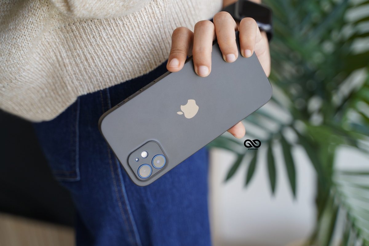 Gradient Black Ultra Thin Slim Case for iPhone 12