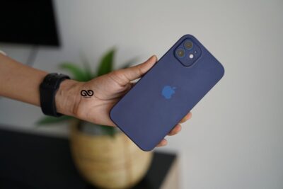 Sapphire Blue Ultra Thin Case for iPhone 12