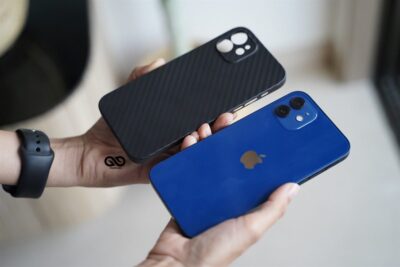 Carbon finish Ultra Thin Slim Case for iPhone 12