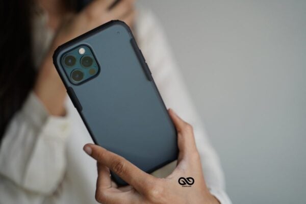 Black Slim Armor Matte Case for iPhone 12 Pro