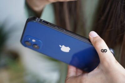 Black Fiber Bumper for iPhone 12 Mini (Bumper, not a Case)