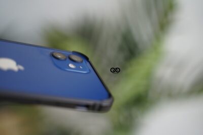 Black Fiber Bumper for iPhone 12 Mini (Bumper, not a Case)