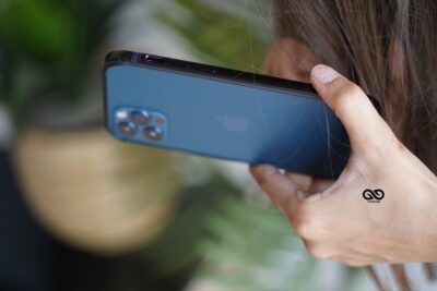 Black Fiber Bumper for iPhone 12 Pro (Bumper, not a Case)