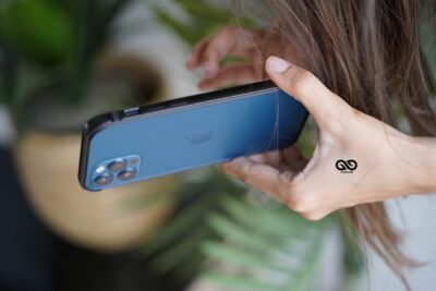 Black Fiber Bumper for iPhone 12 Pro (Bumper, not a Case)