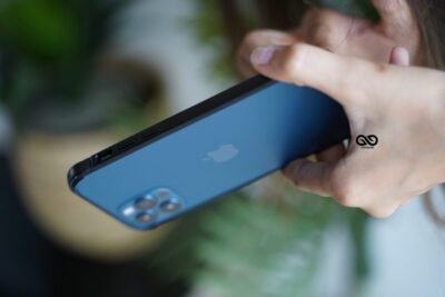 Black Fiber Bumper for iPhone 12 Pro (Bumper, not a Case)