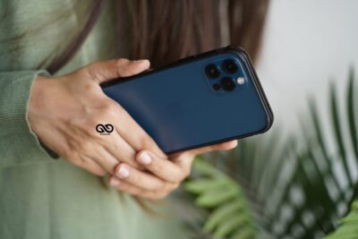 Black Fiber Bumper for iPhone 12 Pro (Bumper, not a Case)