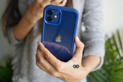 Drop Protection Blue Minimal Case for iPhone 12 Mini 35 Drop Protection Blue Minimal Case for iPhone 12 Mini