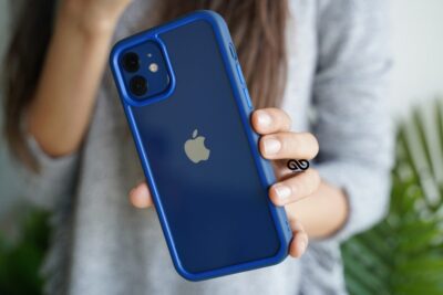 Drop Protection Blue Minimal Case for iPhone 12 Mini 37 Drop Protection Blue Minimal Case for iPhone 12 Mini