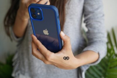 Drop Protection Blue Minimal Case for iPhone 12 Mini 22 Drop Protection Blue Minimal Case for iPhone 12 Mini