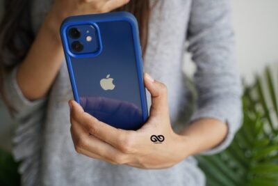 Drop Protection Blue Minimal Case for iPhone 12 Mini 25 Drop Protection Blue Minimal Case for iPhone 12 Mini