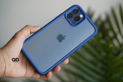 Drop Protection Blue Minimal Case for iPhone 12 Pro Max