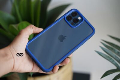 Drop Protection Blue Minimal Case for iPhone 12 Pro Max