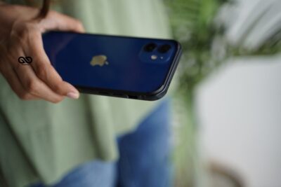 Midnight Blue Fiber Bumper for iPhone 13 Mini (Bumper, not a Case)