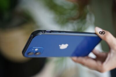 Midnight Blue Fiber Bumper for iPhone 13 Mini (Bumper, not a Case)