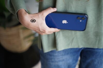 Midnight Blue Fiber Bumper for iPhone 13 Mini (Bumper, not a Case)