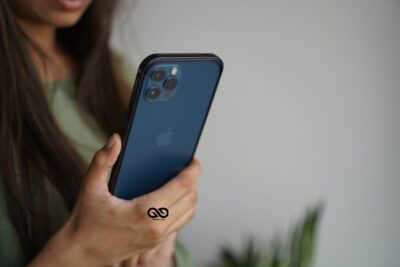 Midnight Blue Fiber Bumper for iPhone 12 Pro (Bumper, not a Case)