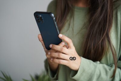 Midnight Blue Fiber Bumper for iPhone 12 Pro (Bumper, not a Case)