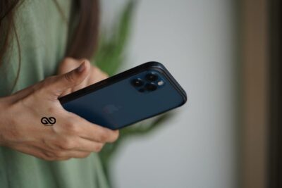 Midnight Blue Fiber Bumper for iPhone 12 Pro (Bumper, not a Case)