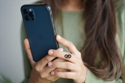 Midnight Blue Fiber Bumper for iPhone 12 (Bumper, not a Case)