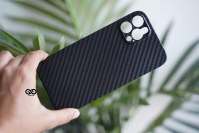 Carbon finish Ultra Thin Slim Case for iPhone 12 Pro