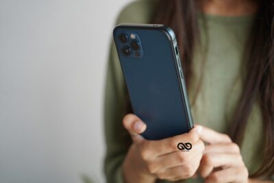 Midnight Green Fiber Bumper for iPhone 12 Pro Max (Bumper, not a Case)