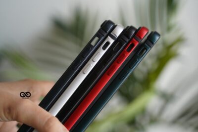 Black Fiber Bumper for iPhone 12 Mini (Bumper, not a Case)