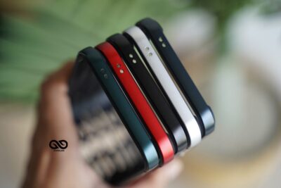 Black Fiber Bumper for iPhone 12 Mini (Bumper, not a Case)