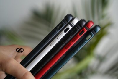 Black Fiber Bumper for iPhone 12 Mini (Bumper, not a Case)