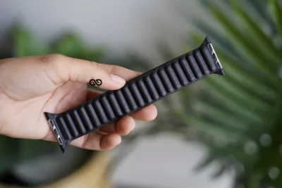 Latest Leather Magnetic Band for Apple Watch 42MM 41MM 40MM Series 4 5 6 7 8 9 10 11 SE SE 2 Gen