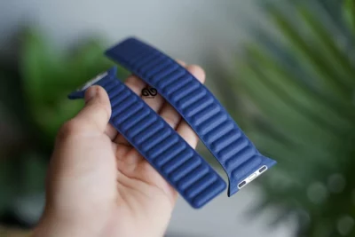 Latest Leather Magnetic Band For Apple Watch 49 (Series Ultra/Ultra 2/Ultra 3)