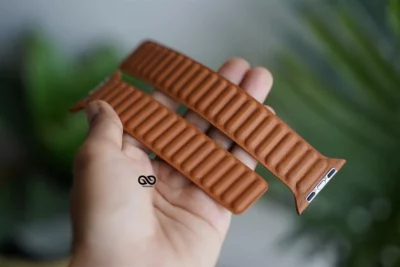 Latest Leather Magnetic Band for Apple Watch 42MM 41MM 40MM Series 4 5 6 7 8 9 10 11 SE SE 2 Gen