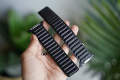 Latest Leather Magnetic Band for Apple Watch 42MM 41MM 40MM Series 4 5 6 7 8 9 10 11 SE SE 2 Gen