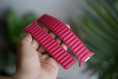 Latest Leather Magnetic Band for Apple Watch 42MM 41MM 40MM Series 4 5 6 7 8 9 10 11 SE SE 2 Gen