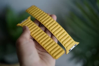 Latest Leather Magnetic Band for Apple Watch 42MM 41MM 40MM Series 4 5 6 7 8 9 10 11 SE SE 2 Gen