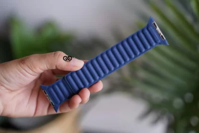 Latest Leather Magnetic Band for Apple Watch 42MM 41MM 40MM Series 4 5 6 7 8 9 10 11 SE SE 2 Gen