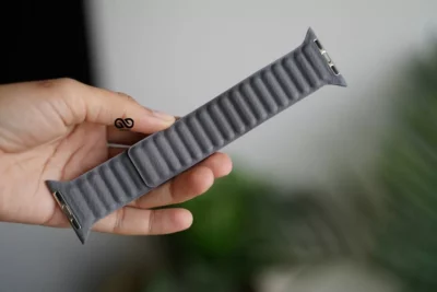 Latest Leather Magnetic Band for Apple Watch 42MM 41MM 40MM Series 4 5 6 7 8 9 10 11 SE SE 2 Gen