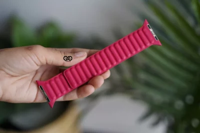 Latest Leather Magnetic Band for Apple Watch 42MM 41MM 40MM Series 4 5 6 7 8 9 10 11 SE SE 2 Gen