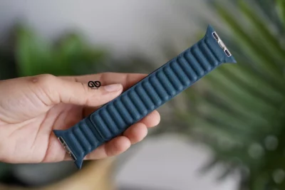 Latest Leather Magnetic Band for Apple Watch 42MM 41MM 40MM Series 4 5 6 7 8 9 10 11 SE SE 2 Gen