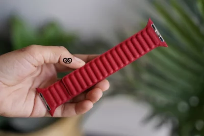 Latest Leather Magnetic Band for Apple Watch 42MM 41MM 40MM Series 4 5 6 7 8 9 10 11 SE SE 2 Gen