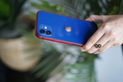 Red Fiber Bumper for iPhone 12 Mini (Bumper, not a Case)