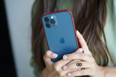 Red Fiber Bumper for iPhone 12 Pro Max (Bumper, not a Case)