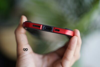 Red Fiber Bumper for iPhone 12 Pro Max (Bumper, not a Case)