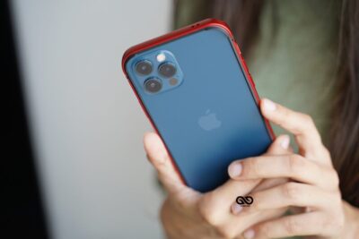 Red Fiber Bumper for iPhone 12 Pro Max (Bumper, not a Case)