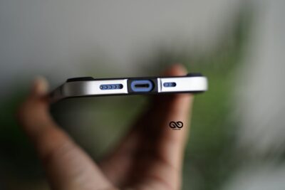 Silver Fiber Bumper for iPhone 12 (Bumper, not a Case)