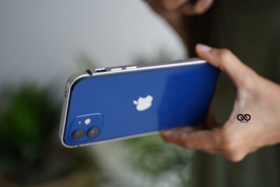 Silver Fiber Bumper for iPhone 12 (Bumper, not a Case)